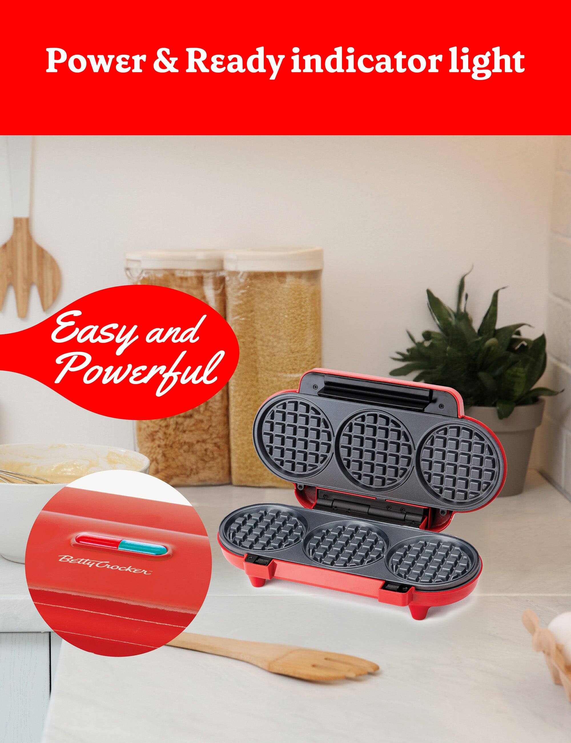 Power & Ready indicator light

Easy and Powerful

Betty Crocker