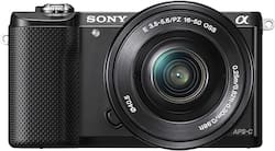 Sony Alpha a5000 Mirrorless Camera with 16 50mm Retractable Sony Alpha a5000 Mirrorless Camera with 16 50mm Retractable