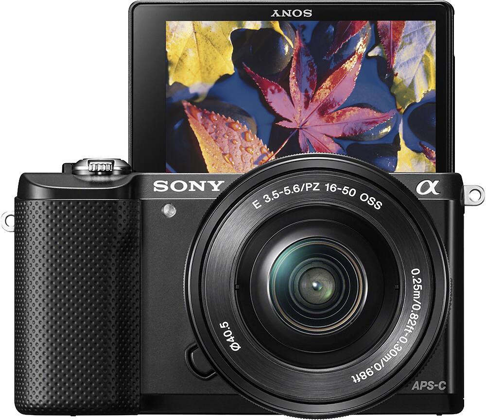 Best Buy: Sony Alpha a6000 Mirrorless Camera with 16-50mm Retractable Lens  Black ILCE6000L/B