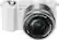 Alt View 1. Sony - Alpha a5000 Mirrorless Camera with 16-50mm Retractable Lens - White.