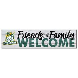 Jardine - Lees-McRae Bobcats 10" x 40" Friends & Family Welcome Sign - White