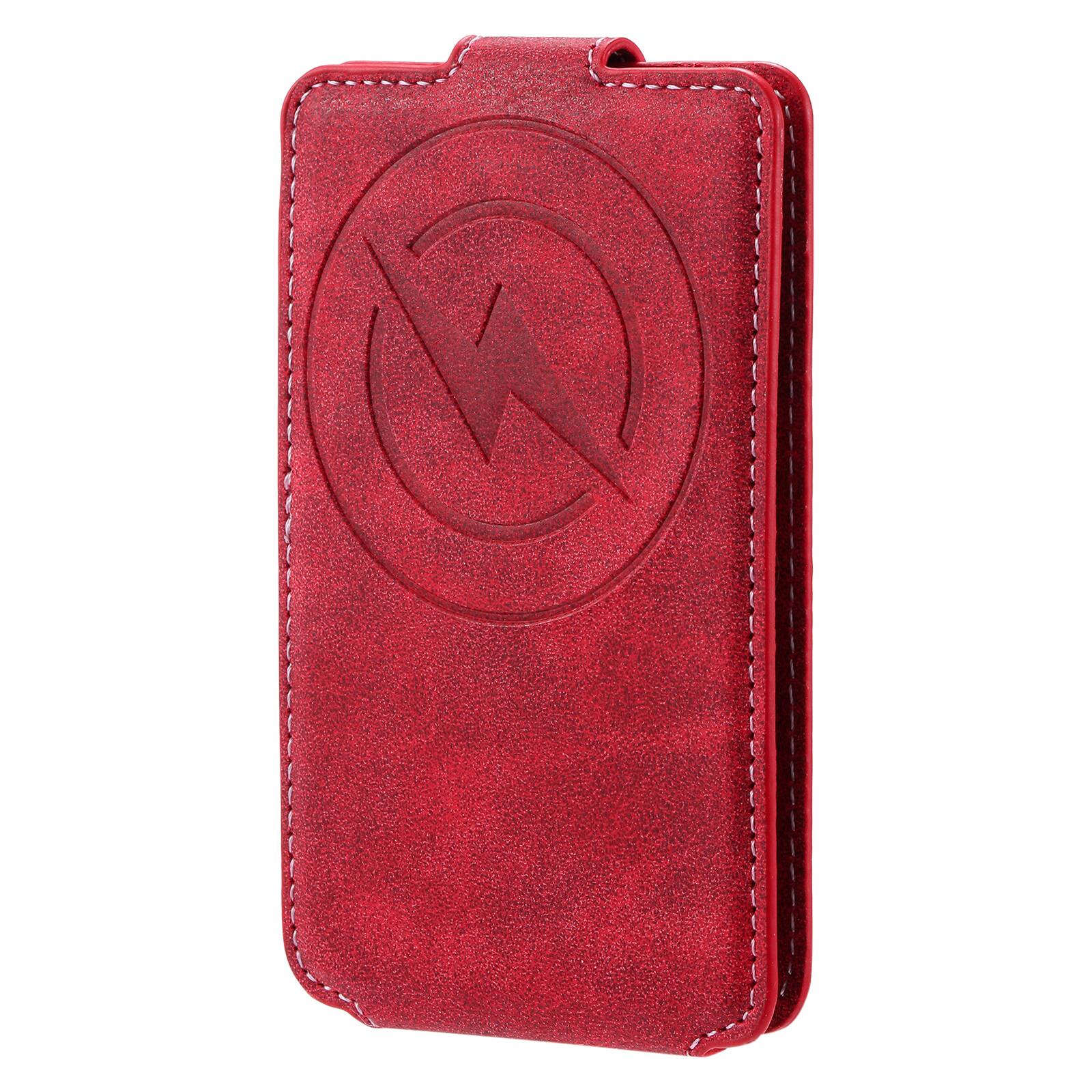 Alt View 5. Dteck - For Samsung Galaxy S25 Ultra Case,2-in-1 Magnetic Detachable PU Leather Wallet Flip Stand Card Holder TPU Inner Cover - Red.