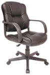 Front Zoom. Comfort Products Inc. - Leather Massage Task Chair - Black.