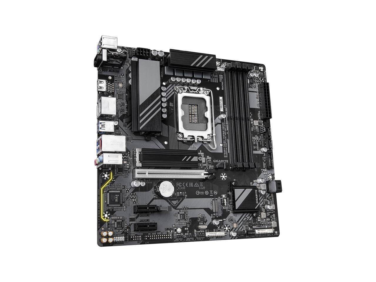 GIGABYTE B760M DS3H WIFI6E GEN5 LGA 1700 DDR5 M.2 PCIe 5.0 USB 3.2