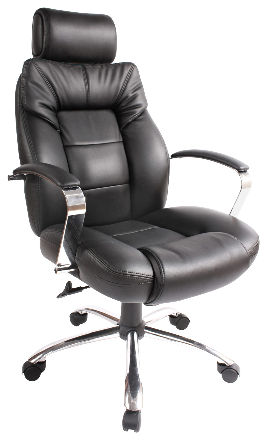 Comfort Products Inc. - Commodore II Big & Tall Leather Executive Chair - Black was $328.99 now $253.99 (23.0% off)