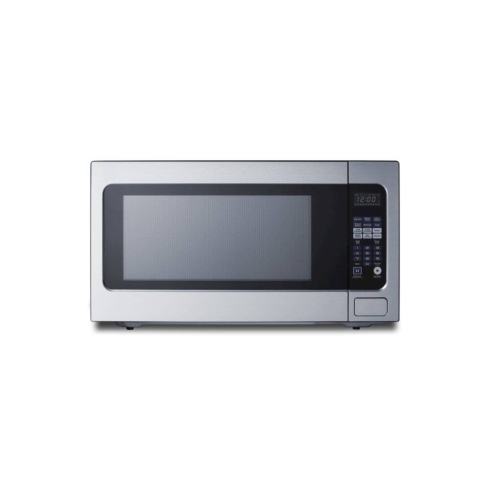 Front. Summit Appliance - Countertop Microwave Oven - Black.
