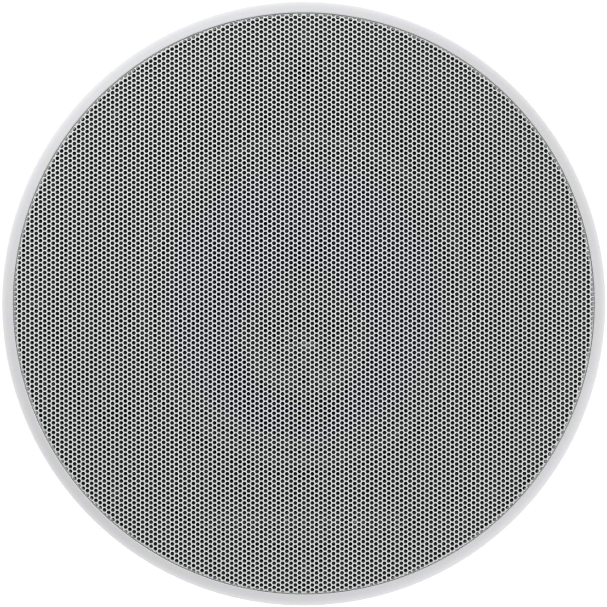 Angle. Bowers & Wilkins - CI600 Series 6" In-Ceiling Speaker w/ Cast Basket, Aramid Fiber Midbass and Nautilus Tweeter - (Each) - Paintable White.