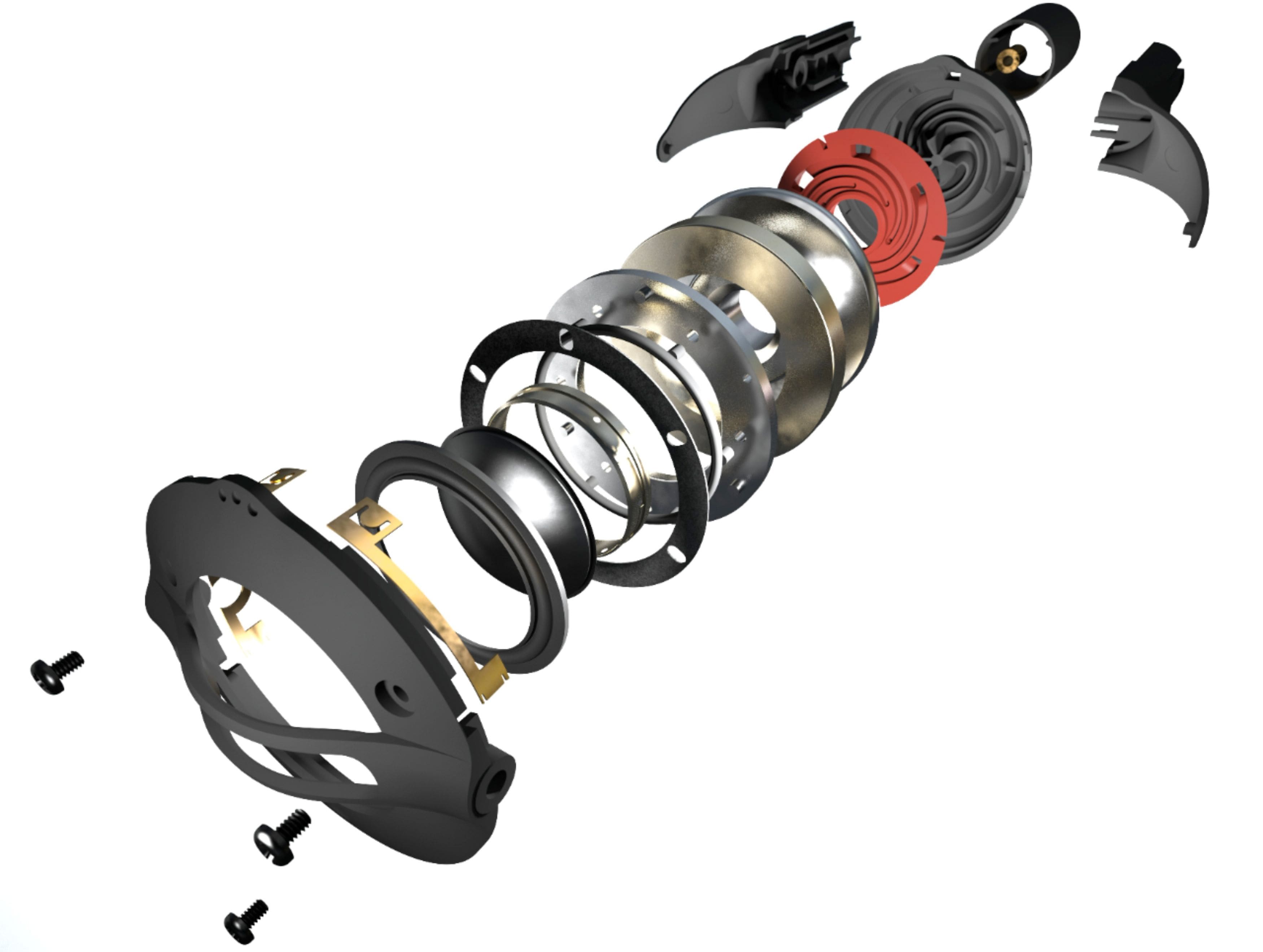 Alt View 11. Bowers & Wilkins - CI600 Series 6" In-Ceiling Speaker w/ Cast Basket, Aramid Fiber Midbass and Nautilus Tweeter - (Each) - Paintable White.