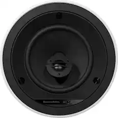 Front. Bowers & Wilkins - CI600 Series 6" In-Ceiling Speakers with Glass Fiber Midbass and Pivoting Tweeter - (Each) - Paintable White.