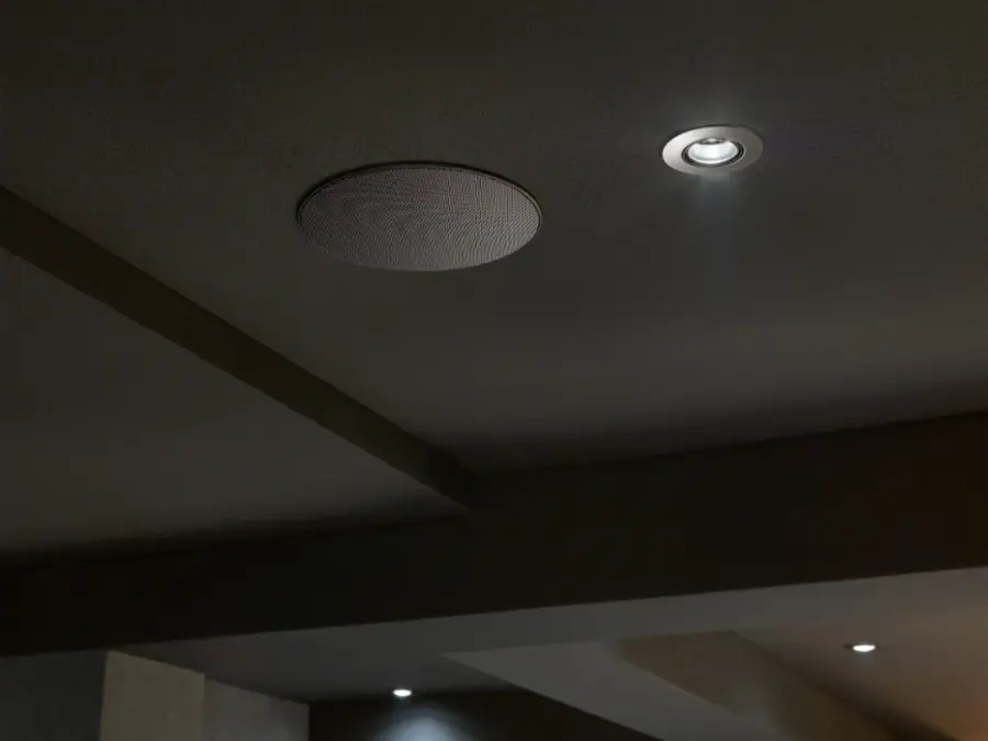 Alt View 19. Bowers & Wilkins - CI600 Series 6" In-Ceiling Speakers with Glass Fiber Midbass and Pivoting Tweeter - (Each) - Paintable White.