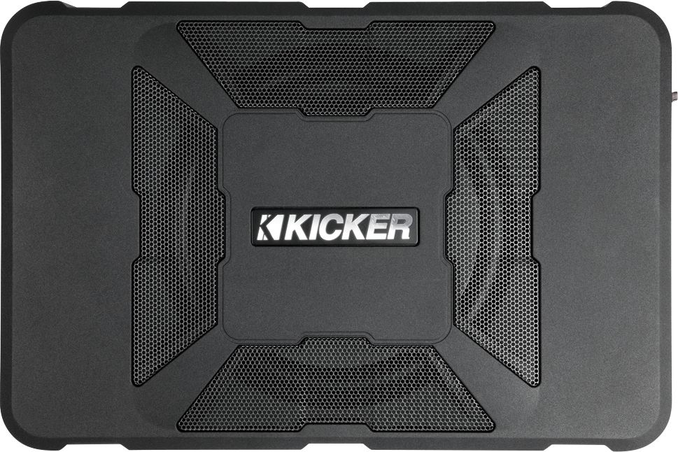 KICKER - Hideaway 8 Subwoofer with Enclosure and Integrated 150W Amplifier - Black was $299.99 now $239.99 (20.0% off)