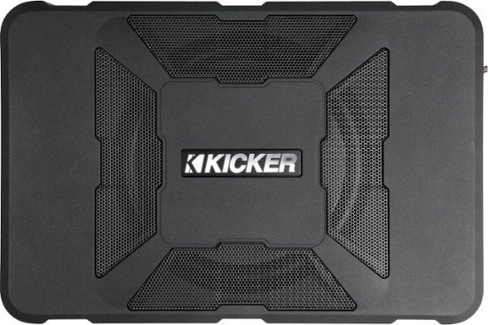 Front Zoom. KICKER - Hideaway 8" Subwoofer with Enclosure and Integrated 150W Amplifier - Black.