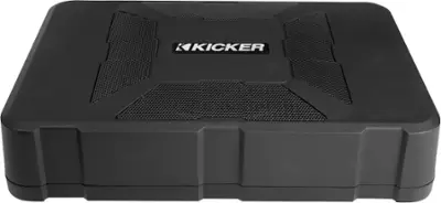 KICKER - Hideaway 8" Subwoofer with Enclosure and Integrated 150W Amplifier - Black