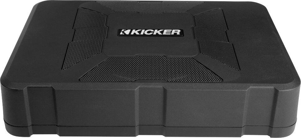 Alt View 11. KICKER - Hideaway 8" Subwoofer with Enclosure and Integrated 150W Amplifier - Black.