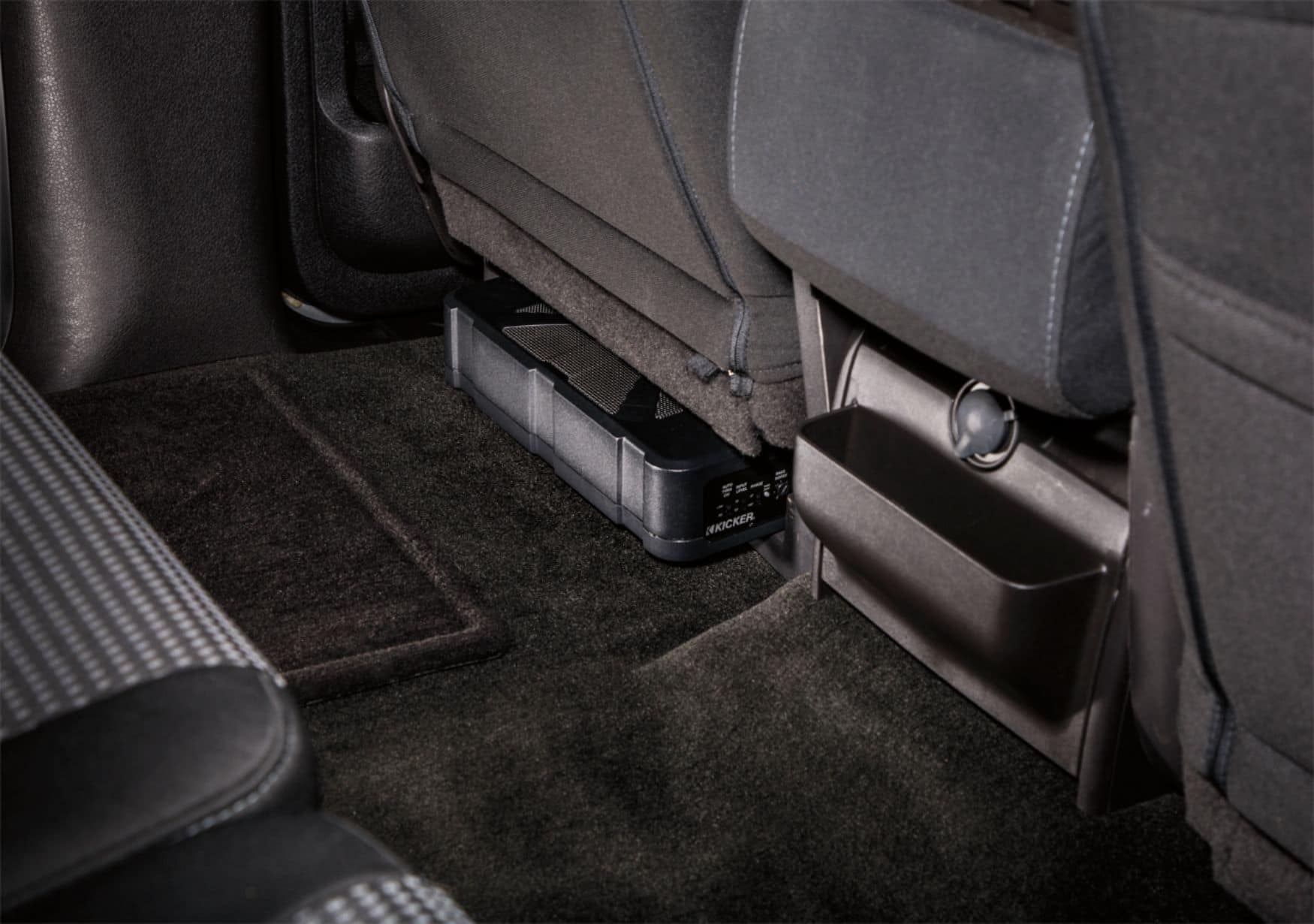 Alt View 14. KICKER - Hideaway 8" Subwoofer with Enclosure and Integrated 150W Amplifier - Black.