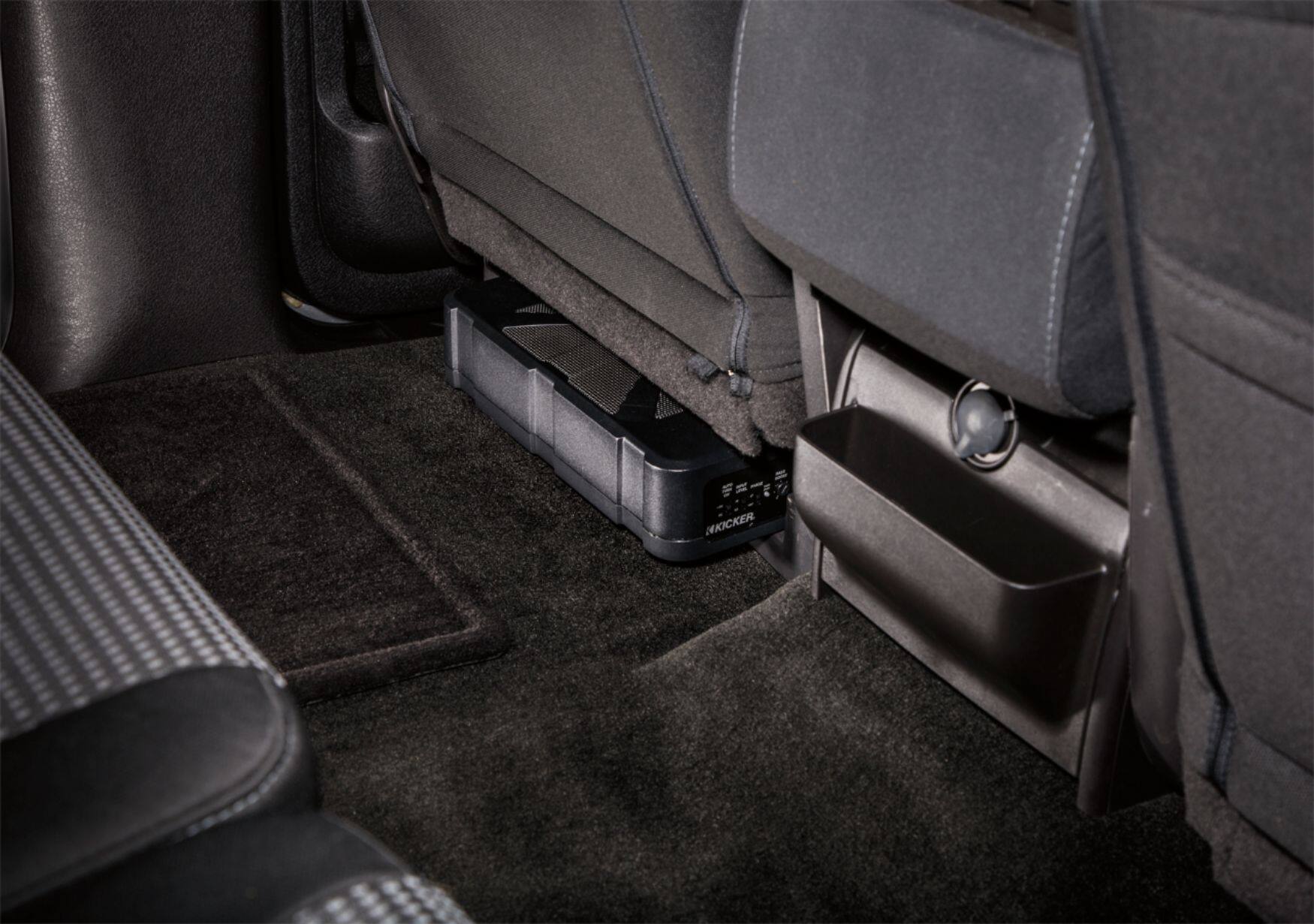 Alt View 14. KICKER - Hideaway 8" Subwoofer with Enclosure and Integrated 150W Amplifier - Black.