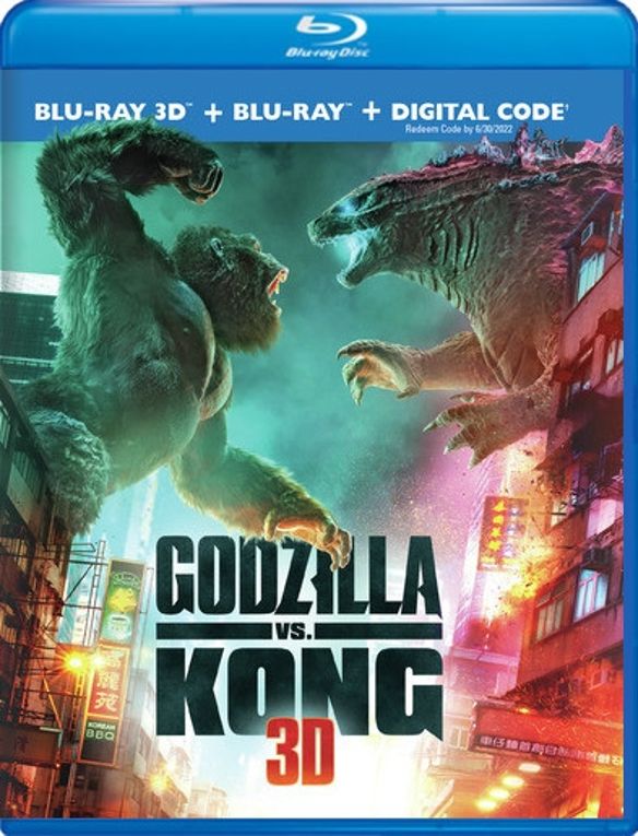 

Godzilla vs. Kong [3D] [Blu-ray] [Blu-ray/Blu-ray 3D] [2020]