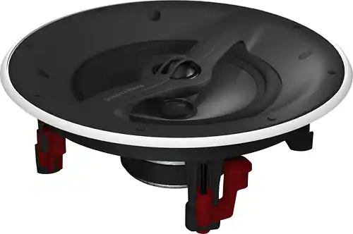 Front. Bowers & Wilkins - CI300 Series 6" In-Ceiling Speaker - (Pair) - Paintable White.