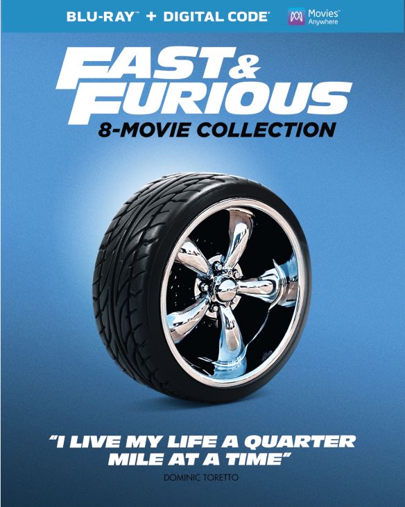 Fast & Furious: 8-Movie Collection (Blu-ray + Digital Copy)