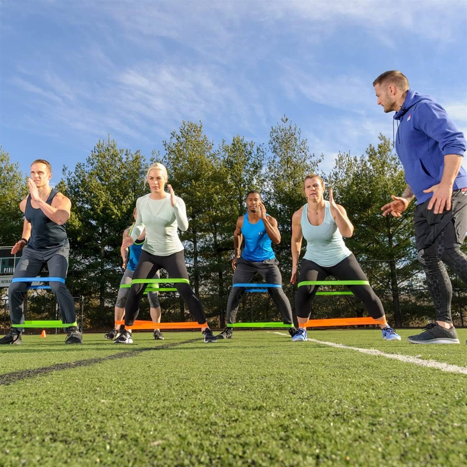 Alt View 1. Power Systems - Power Systems 12" Versa Loop Resistance Band – Heavy - Blue.