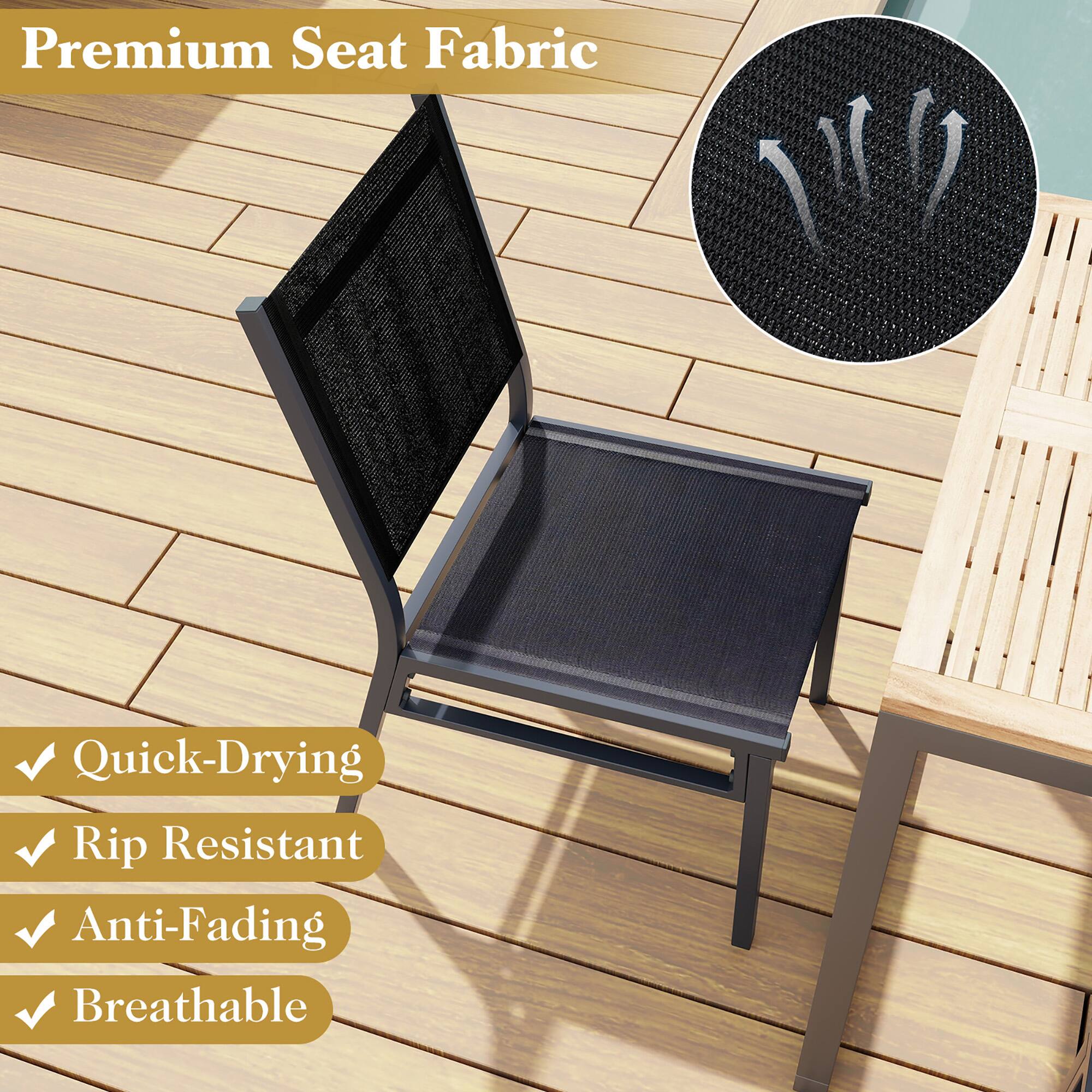 Premium Seat Fabric

- Quick-Drying
- Rip Resistant
- Anti-Fading
- Breathable