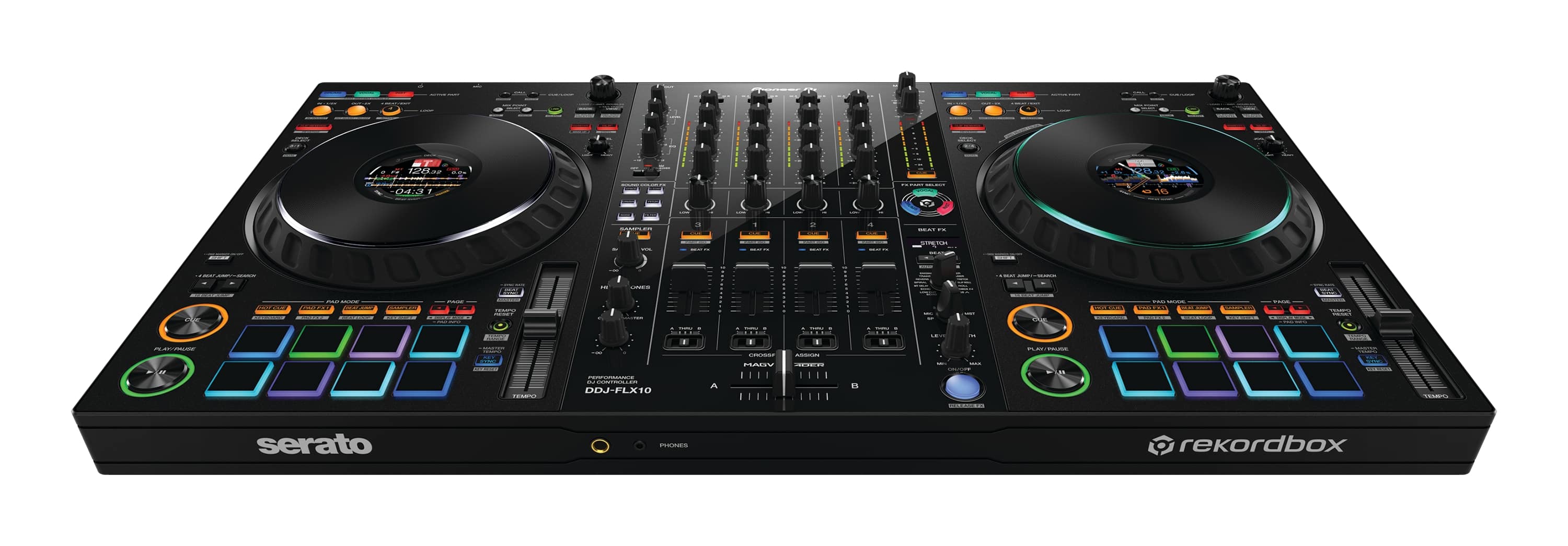 PioneerDJ DDJ-FLX10seratoシリアルDECKSAVER付属 Amazon.com: Pioneer DDJ-FLX10 4-Channel DJ Controller for