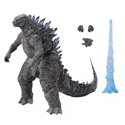 Front. Hiya - Godzilla (2014) 6-Inch Action Figure | Translucent Version - Grey.