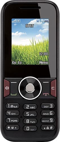 Best Buy: AT&T GoPhone U2800A No-Contract Mobile Phone Black U2800A