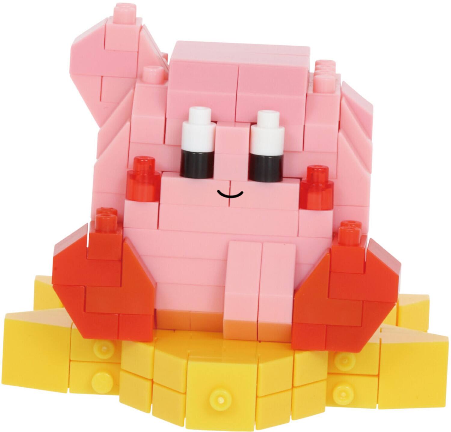 Alt View 1. Bandai - Nanoblock - Kirby - Character Collection - Kirby Building Kit   - COLLECTIBLES - Multicolor.