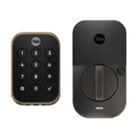 Yale - Assure Lock 2 - Smart Lock Keyless Bluetooth Deadbolt with Push Button Keypad Access - Oil Rubbed Bronze - Front_Zoom