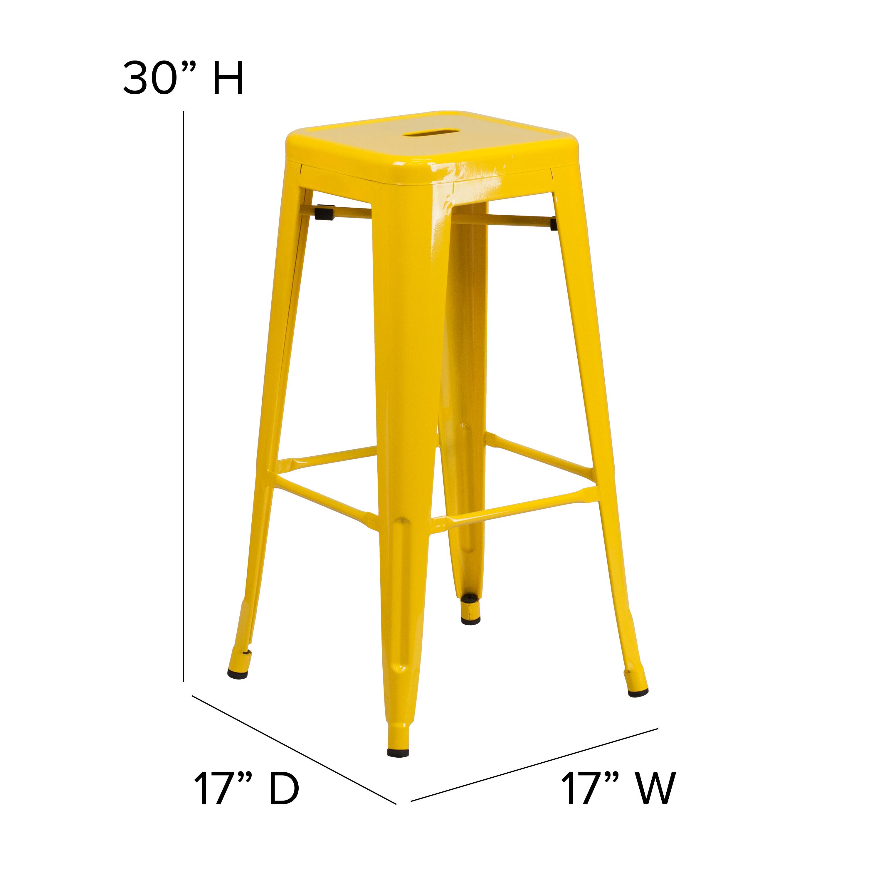 30" H  
17" D  
17" W