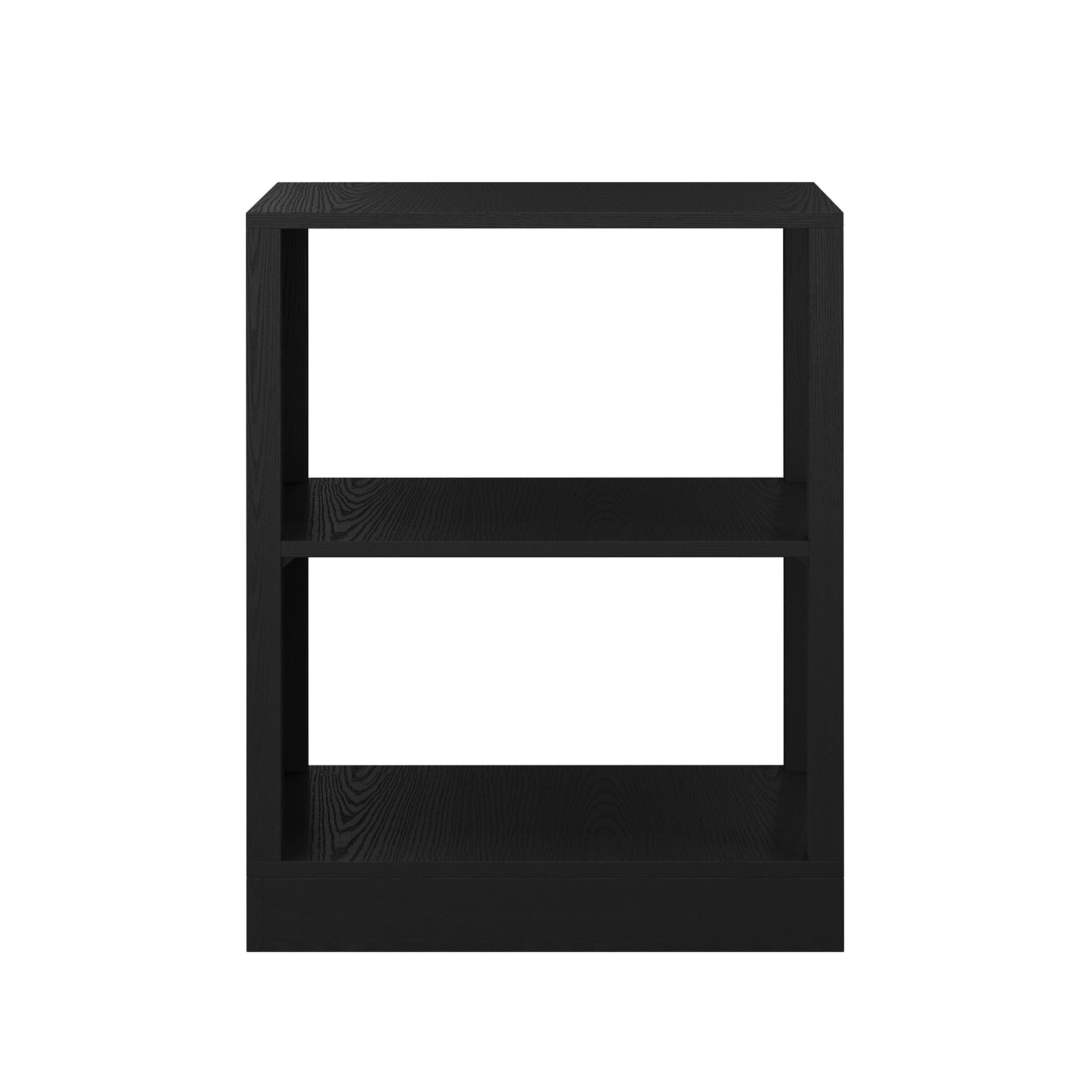 Alt View 8. Martha Stewart - Kayden Home Office Modular 2 Tier Open Bookshelf - Black.