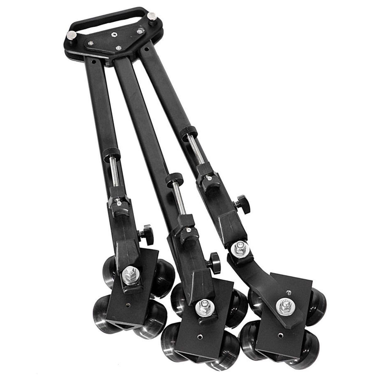 Front. ProAm - ProAm SolidTrax Universal Track Tripod Dolly.