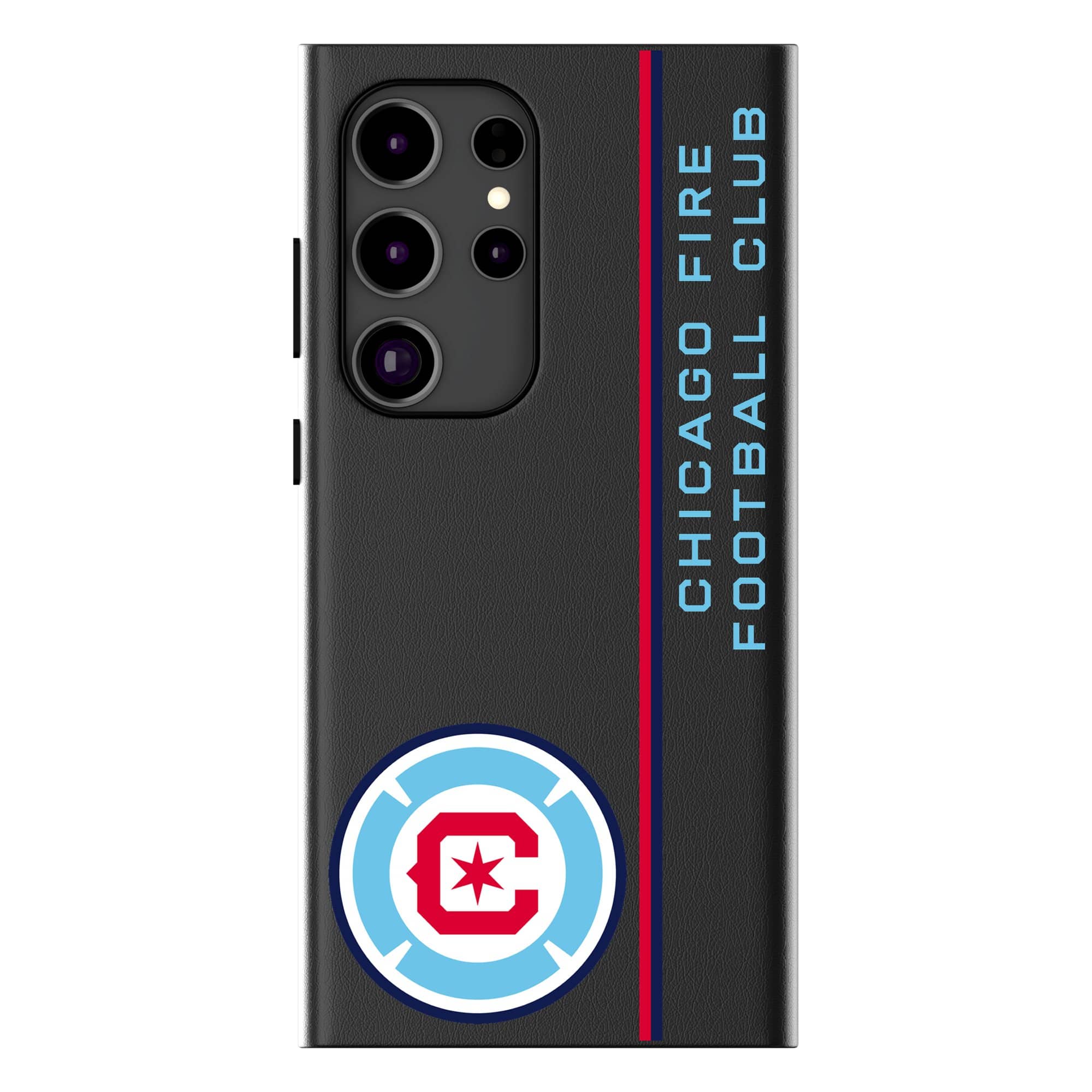 Keyscaper - MLS - Chicago Fire Galaxy Magnetic Bump Case - S24 Ultra - Black