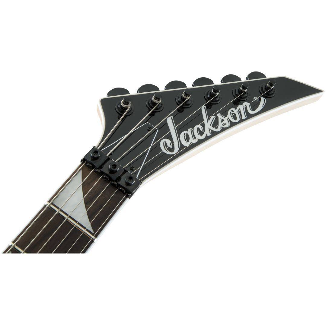 Left. Jackson - Jackson JS Series Dinky Arch Top JS32 DKA, Pavo Purple Electric Guitar.