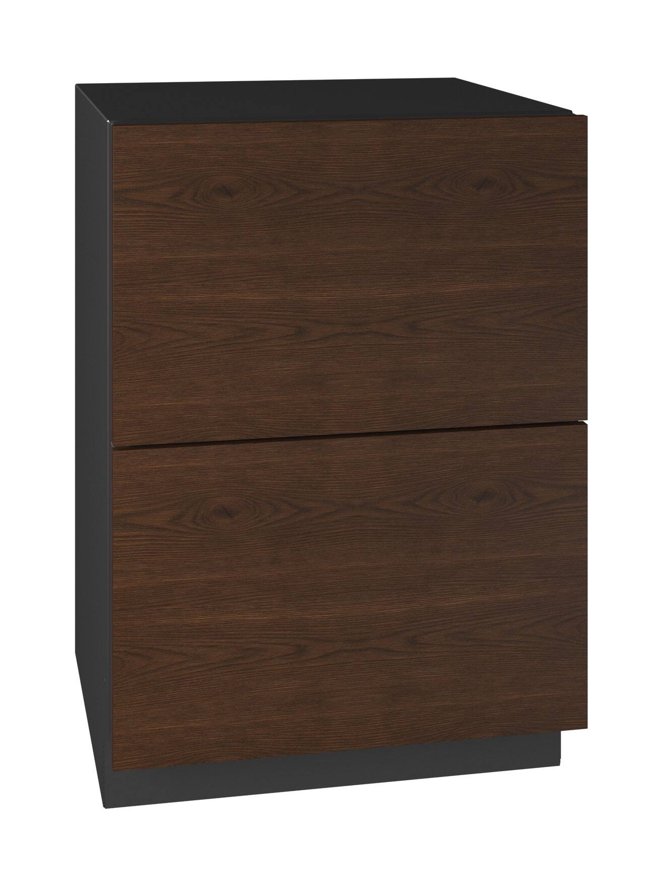 Angle. U-Line - U-Line 24"W. Built-In Refrigerated Drawers - Panel Ready - Integrated Solid.
