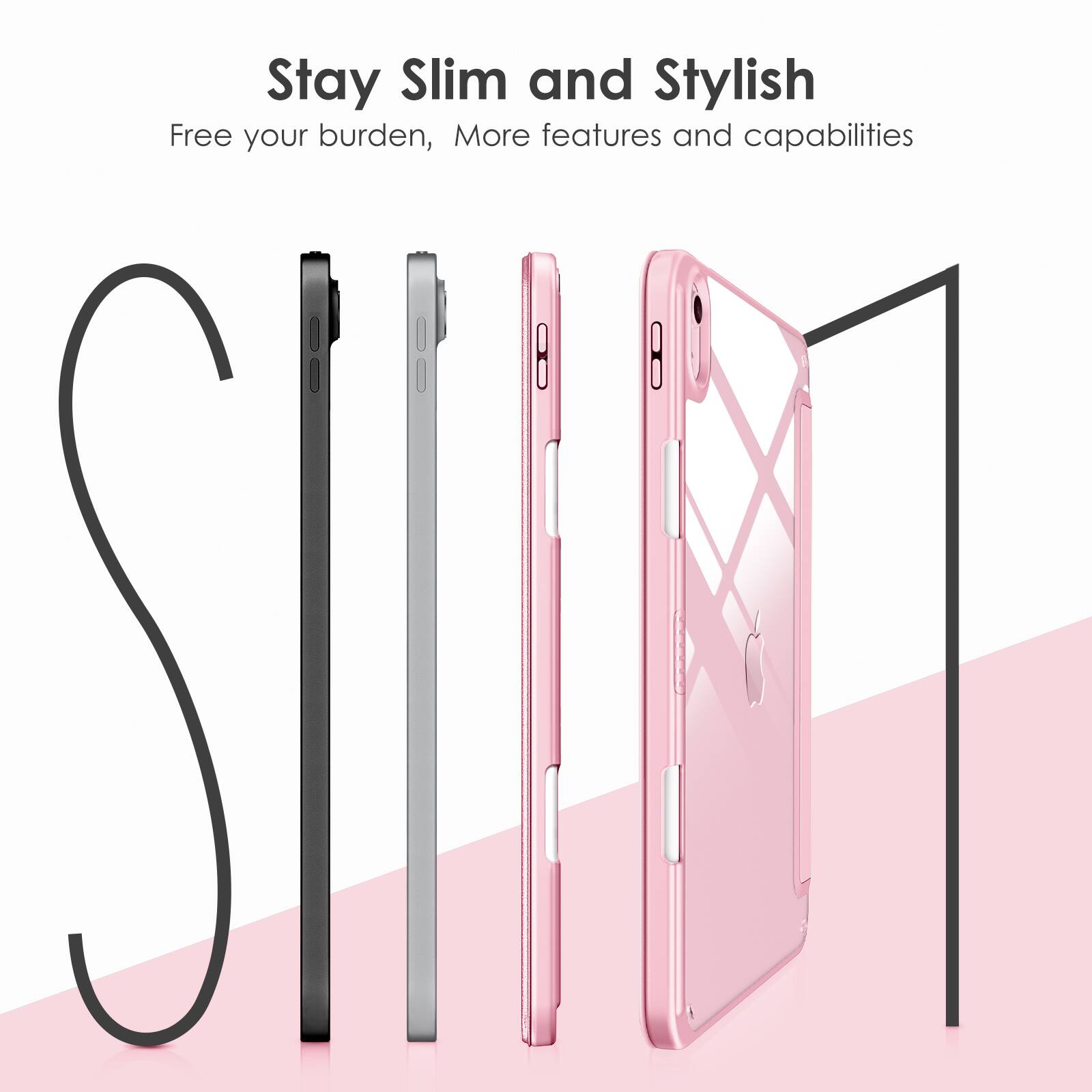 Stay Slim and Stylish  
Free your burden, More features and capabilities