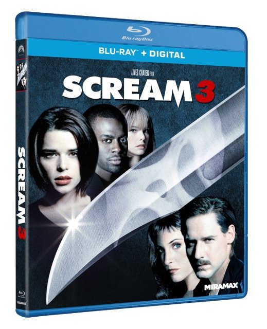 Front Standard. Scream 3 [Includes Digital Copy] [Blu-ray] [2000].