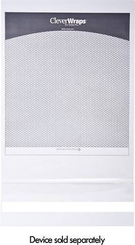 Angle Standard. CleverWraps - Sleeves for Apple® iPad® and iPad® 2 (5-Pack) - Clear.