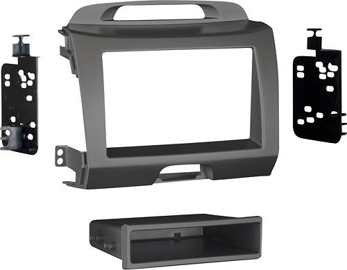 Angle. Metra - Dash Kit for Select 2011-2016 Kia Sportage - Gray.