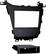 Angle. Metra - Dash Kit for Select 2011-2017 Honda Odyssey DIN DDIN - Black.