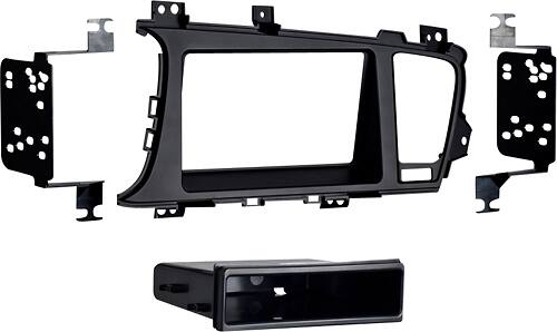 Angle. Metra - Dash Kit for Select 2011-2013 Kia Optima DIN - Black.