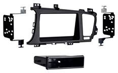 Front. Metra - Dash Kit for Select 2011-2013 Kia Optima DIN - Black.