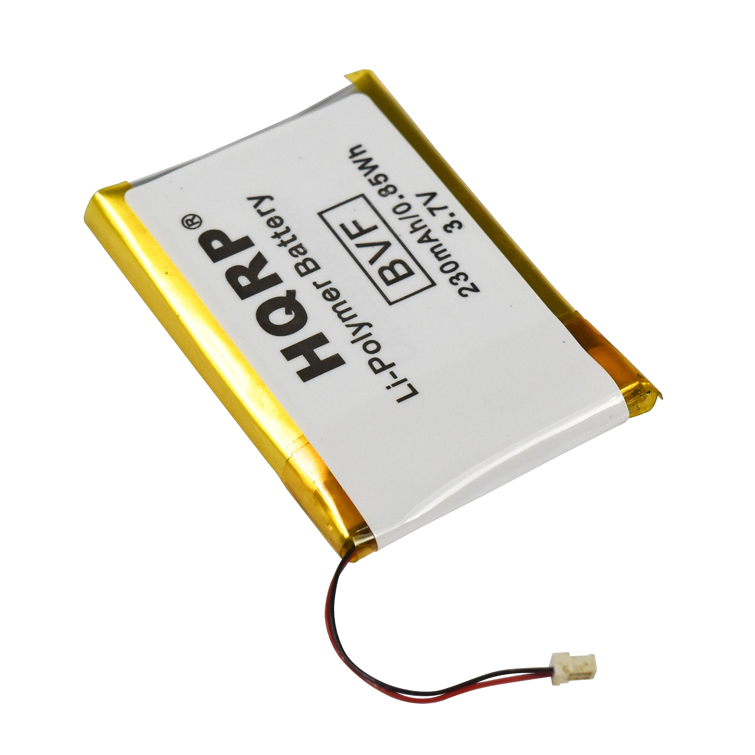 Battery 230mAh/0.85Wh 3.7V HQRP BVF Li-Polymer