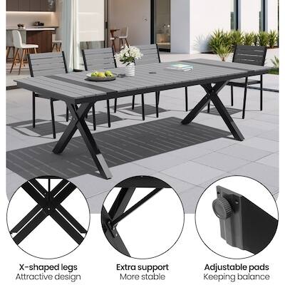 X-shaped legs  
Attractive design  
Extra support  
More stable  
Adjustable pads  
Keeping balance