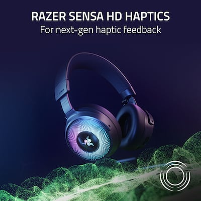 Razer Kraken V4 Pro Wireless Over the Ear Gaming Headset for PC Razer Kraken V4 Pro Wireless Over the Ear Gaming Headset for PC