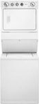 Front. Whirlpool - 2.5 Cu. Ft. 8-Cycle Washer and 5.9 Cu. Ft. 6-Cycle Dryer Electric Laundry Center - White.