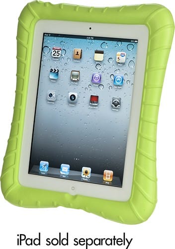 Angle Standard. M-Edge Accessories - Supershell Jacket for Apple® iPad® 2 - Green.