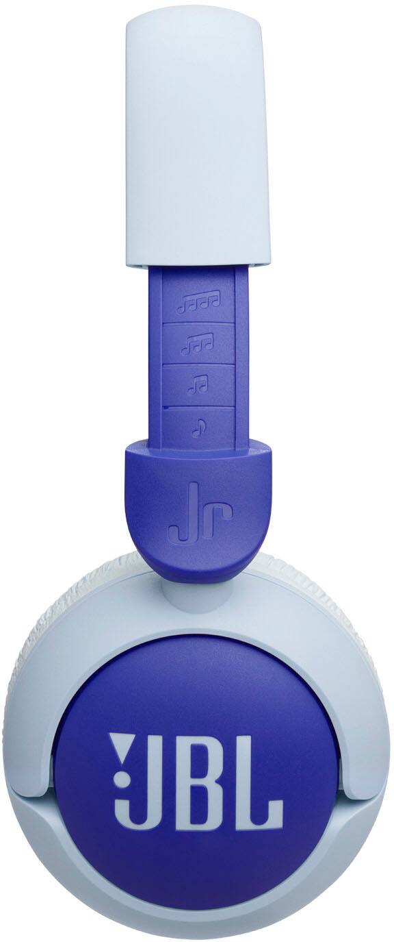 Back. JBL - Junior 320BT Wireless Kids On-Ear Headphones - 2025 - Blue.