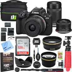 Canon EOS Cameo RSEAom TE COBs AUM 55 1 Canon Canon 1 LE 19-45 18 45 upoe CAMERA BEACH i | THE PREMIUM PHOTOGRAPHY PROTOCOL a HUE-END OPERATIONS a MASTERCLASS HUEOC B00 SSEHTIALS SanDisk Ultra 100 MB/s XC I 10 128 GB SanDisk BEACH CAMERA I Canon - LENE PG SERES S.42X WIDE ANGLE HIGH DEFINITION AF MACRO - SCree COERE Vivitar Munury - Wod EOS